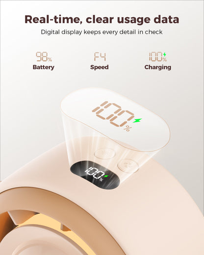 Baby Stroller Fan - 4000mAh Rechargeable 4-Speed | Bowlift