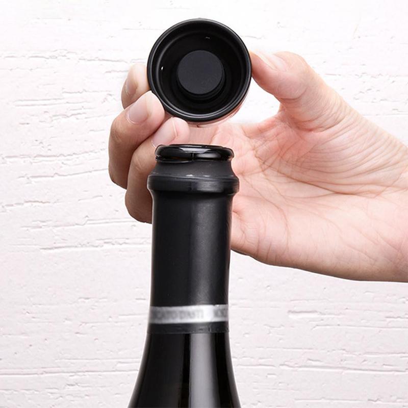 Skanto | Reusable Leak-Proof Silicone Sealing Cap for Champagne and Wine Bottles