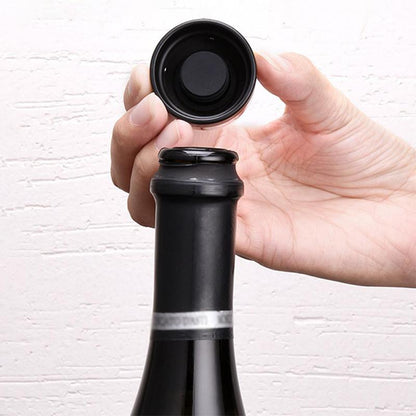 Skanto | Reusable Leak-Proof Silicone Sealing Cap for Champagne and Wine Bottles