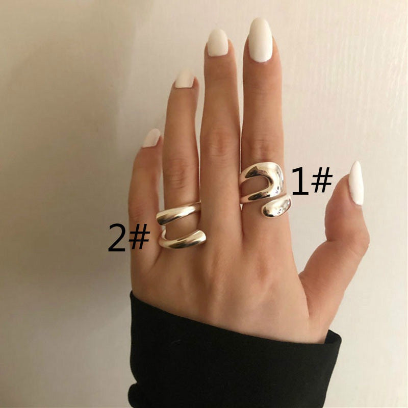 Skanto | Drop Hoops Ring