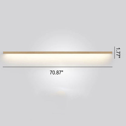 ZenBeam Japanese LED Wall Light | Solid Wood Design | Modern Accent Light