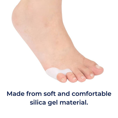 ToeGuard Orthopedic Toe Spacers | Bunionette Corrector - Little Toe Straightener - for Hallux Valgus - Hammertoe and Toe Alignment Skanto