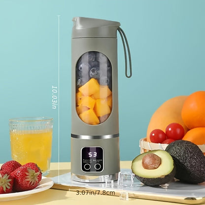 Skanto | Portable USB Rechargeable Blender & Juicer – Easy to Clean, Perfect for Fruit & Vegetable Drinks, Milkshakes, 10.14 oz to 16.91 oz Capacity