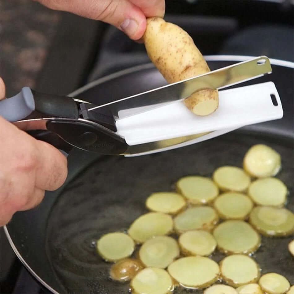 BowLift | 2-in-1 Kitchen Knife with Built-In Cutting Board