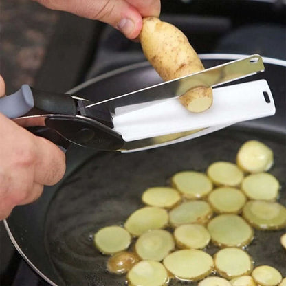 BowLift | 2-in-1 Kitchen Knife with Built-In Cutting Board