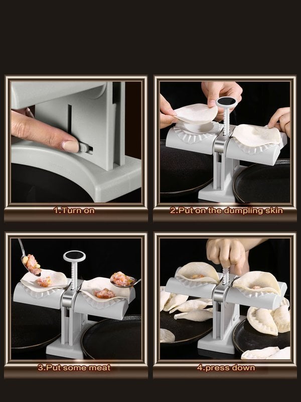 Skanto | Household Double Head Automatic Dumpling Maker Mold