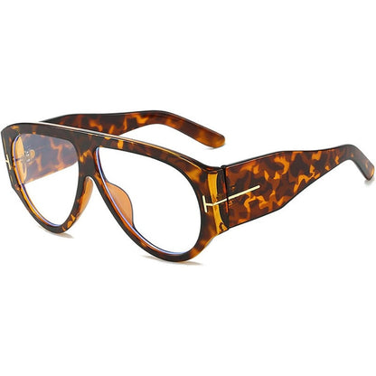 Oversized UV400 Aviator Sunglasses Bowlift