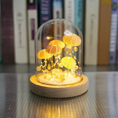 LumiCraft – Unique DIY table lamp with natural shell for a cozy ambiance