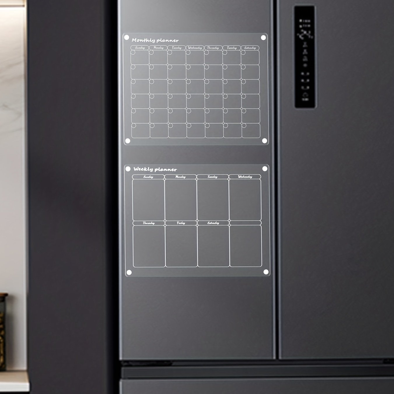 Skanto | Magnetic Fridge Planner [Permanently Reusable]