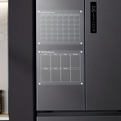 Skanto | Magnetic Fridge Planner [Permanently Reusable]