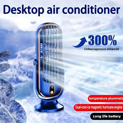 BowLift | Portable Mini Air Conditioner with USB Charging – 5 Speeds & 720° Rotation
