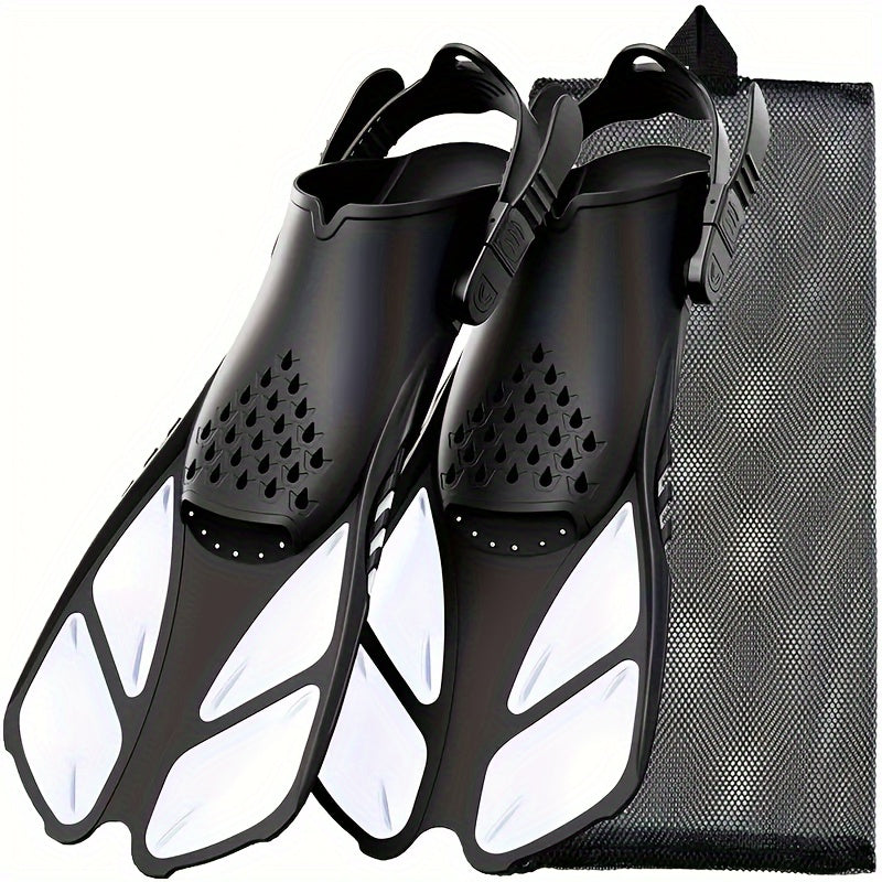 BowLift | Snorkel fins SeaVana Glide | Adjustable & Short | Open Heel | For Travel & Leisure | Unisex