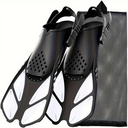 BowLift | Snorkel fins SeaVana Glide | Adjustable & Short | Open Heel | For Travel & Leisure | Unisex