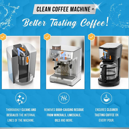 Kalsten | Coffee Maker Cleaning & Descaling Tablets