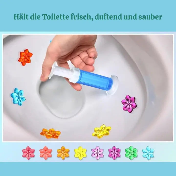 BowLift | 12-piece gel stamp set for the toilet — Transform every flush into an explosion of irresistible freshness!