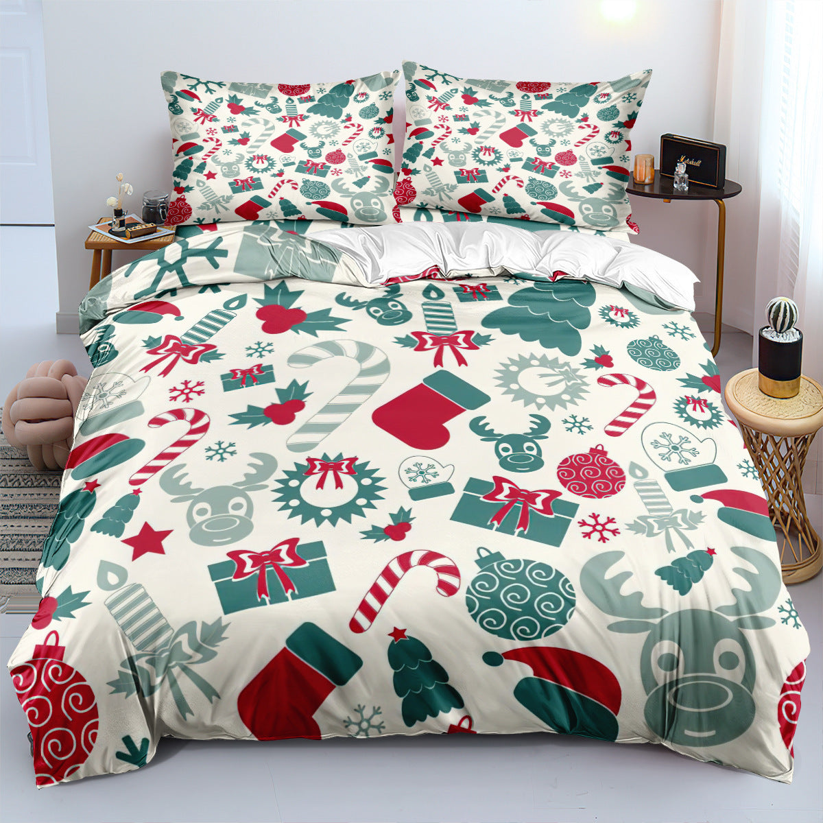 Skanto | Skanto Christmas Series Duvet Three-Piece Set