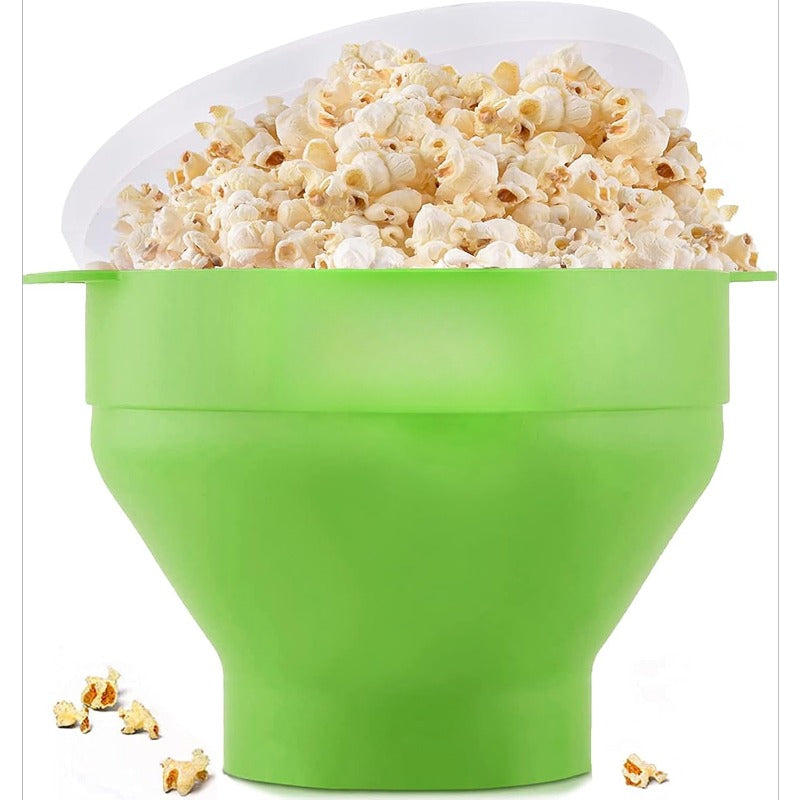 BowLift | Collapsible Silicone Microwave Popcorn Popper