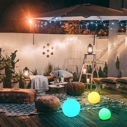 BowLift | Waterproof Solar-Garden Ball Lamps – RGB LED Lighting for Outdoors