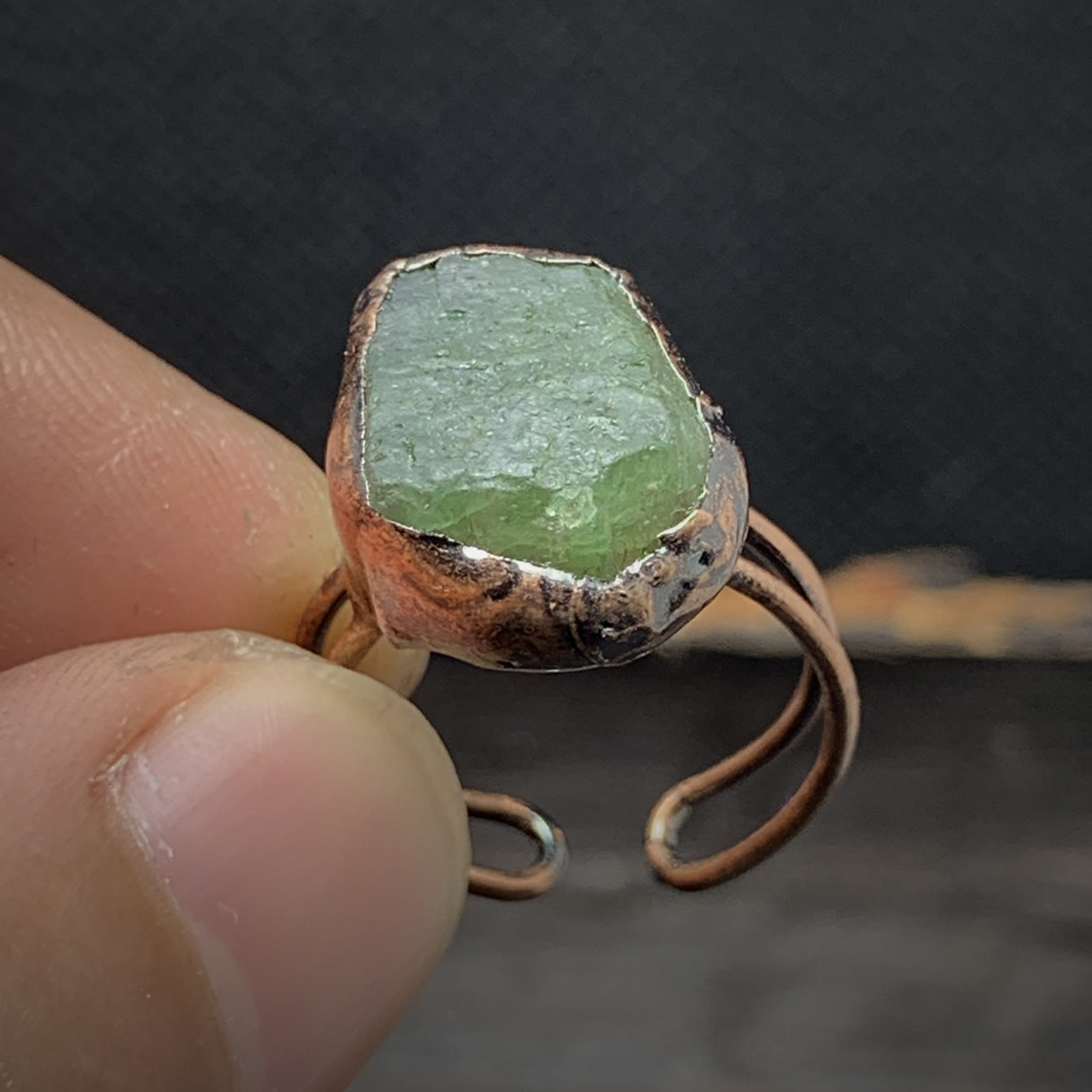Skanto | Natural Raw Birthstone Ring - Selina