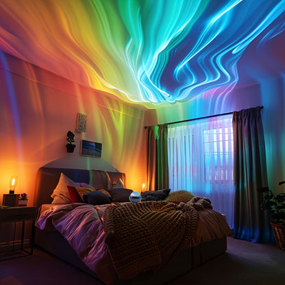 Sandsberg | Magical Light Show Projector – Enchanting, colorful starry sky effect
