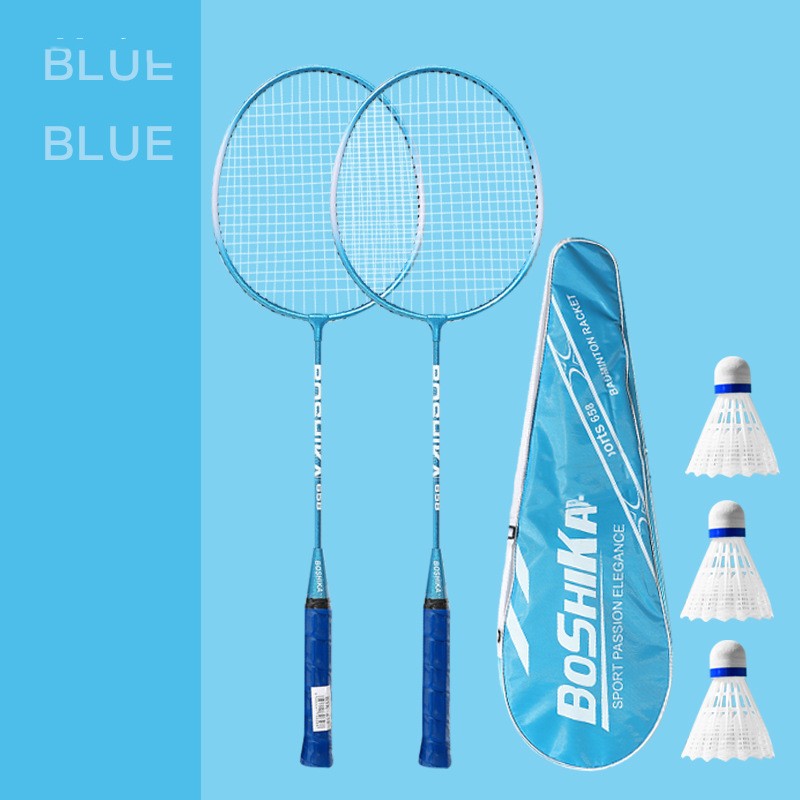 Badminton Racket for Beginner Children, Iron Alloy Set A
