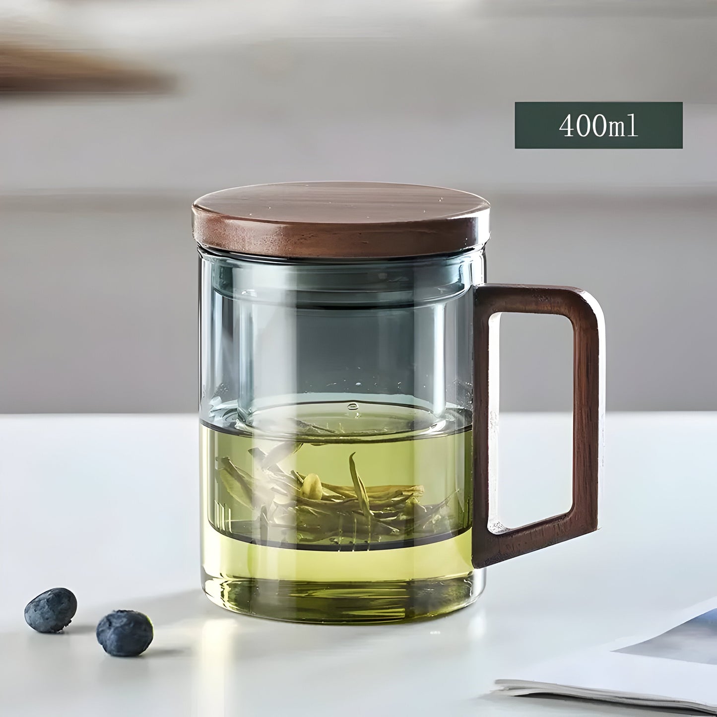 ArtisanBrew Mug – Heat-resistant Glass Mug for Tea | Brehn