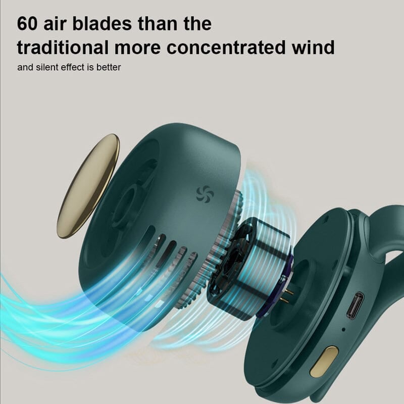 BowLift | Small Whirlwind Clip Waist Neck Fan