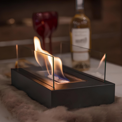 FireGlow – Luxury Tabletop Fireplace for Indoor & Outdoor