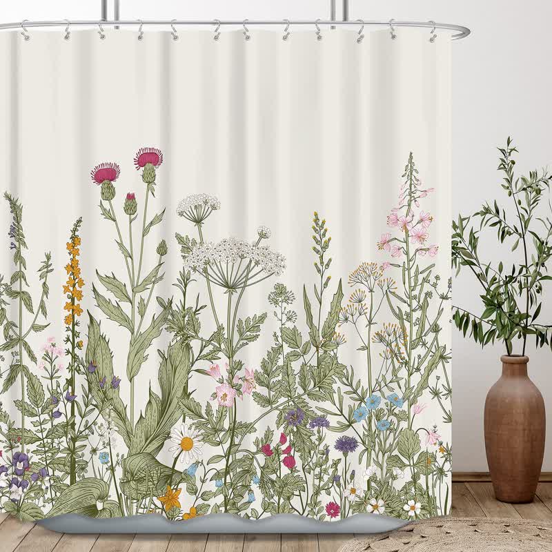 Rural Waterproof Decorative Shower Curtain | Karnz