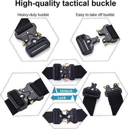 Skanto | Tactical Nylon Belt with Quick Release Aluminum Buckle
