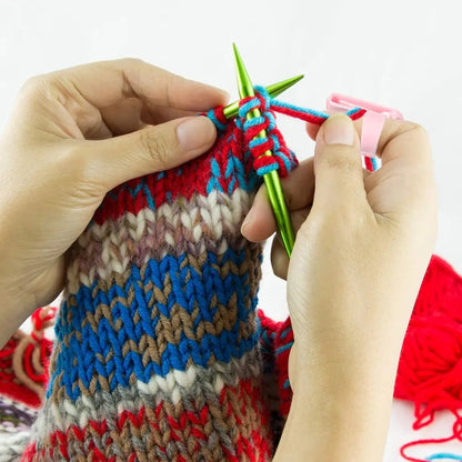 BowLift | 5-piece Set Yarn Guide Ring – for comfortable and fast knitting & crocheting!
