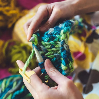 BowLift | 5-piece Set Yarn Guide Ring – for comfortable and fast knitting & crocheting!