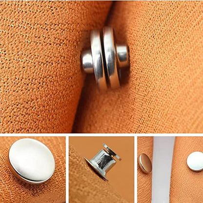 BowLift | Magnetic Curtain Clips | Alloy Button Holders for Light Blocking & Secure Drapes