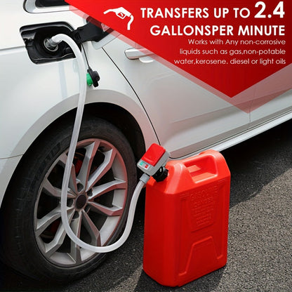 Skanto | Battery-Powered Fuel Pump - Compact & Portable Design for Easy Refueling