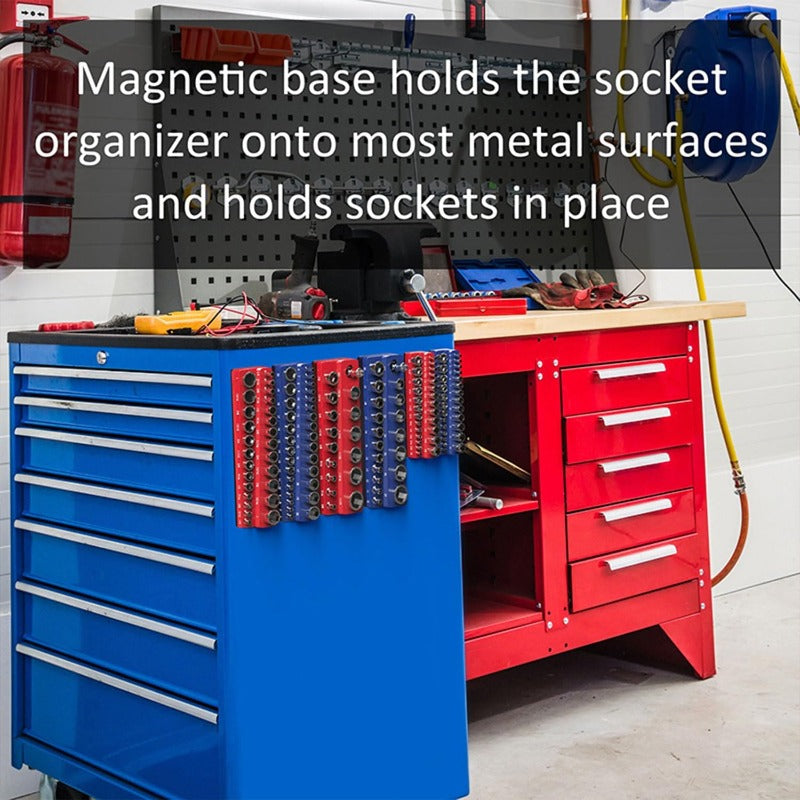 Heavy-Duty Magnetic Socket Organizer Bowlift