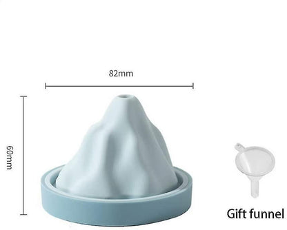 Reusable Silicone Snow Mountain Iceberg Ice Cube Mold with Lid | Bowlift
