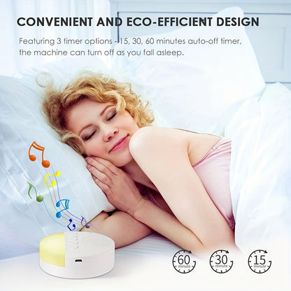 Skanto | DreamWave White Noise Machine – Soothing Sound Therapy with Timer