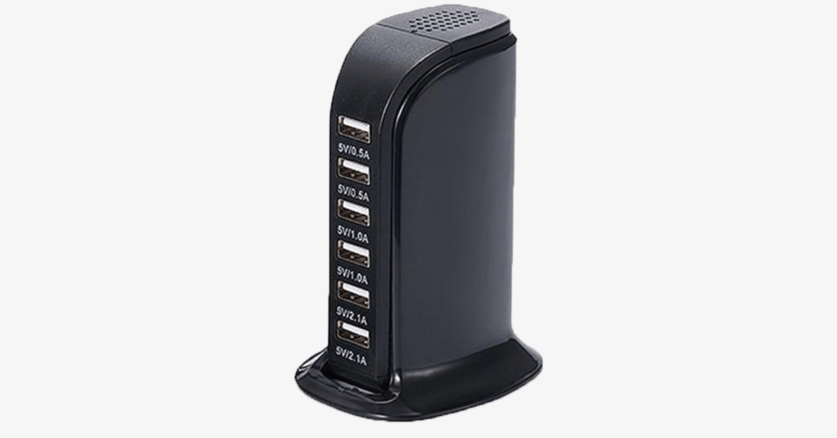 BowLift | Portable USB Charging Station – Charge 6 Devices at Once!