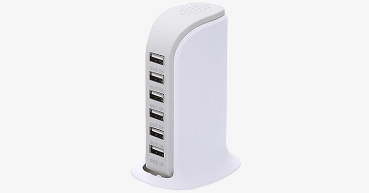 BowLift | Portable USB Charging Station – Charge 6 Devices at Once!