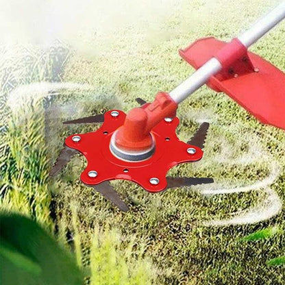 BowLift | 6 Blades Lawn Mower Blade Metal Brush Cutter Blades Trimmer Blade