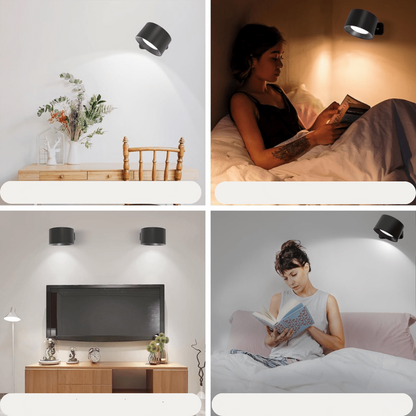 Skanto | FlexiLamp – Wireless Rechargeable 360° Wall Lamp