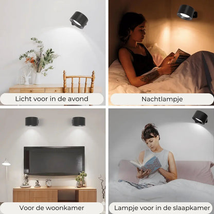 Skanto | Rechargeable Wireless 360° Wall Lamp