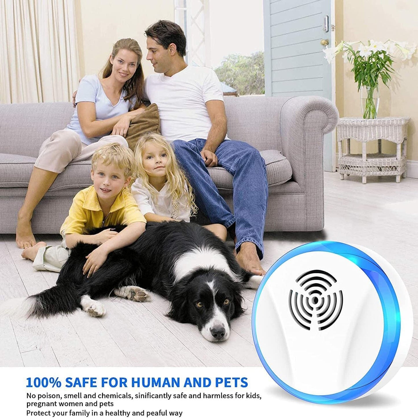 Skanto | 6-Pack: Electronic Pest Repeller Plug for Indoor Use