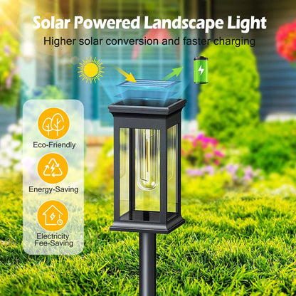 BowLift | 6-Pack: Solar-powered garden lighting IP65 waterproof automatic on off
