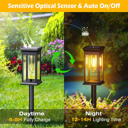 BowLift | 6-Pack: Solar-powered garden lighting IP65 waterproof automatic on off