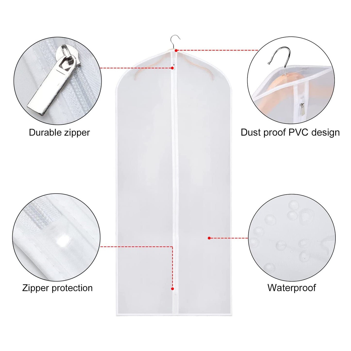 Skanto | 6-Piece: Zilink Clear Garment Bag