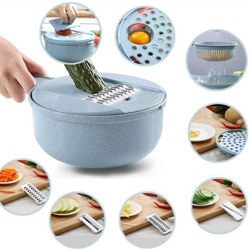 Mandoline Slicer Cutter Chopper and Grater | Bowlift