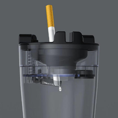 BowLift | Smokeless Car Ashtray with One-Touch Water Extinguish