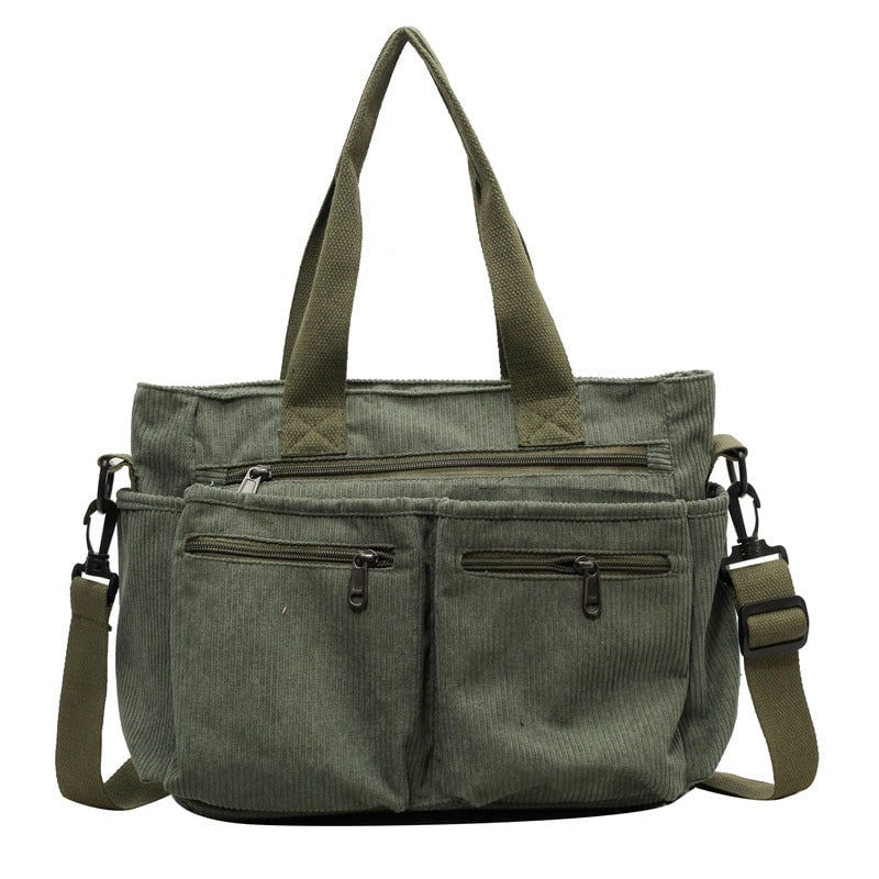 Skanto Skanto | Solid Corduroy Tote Bag