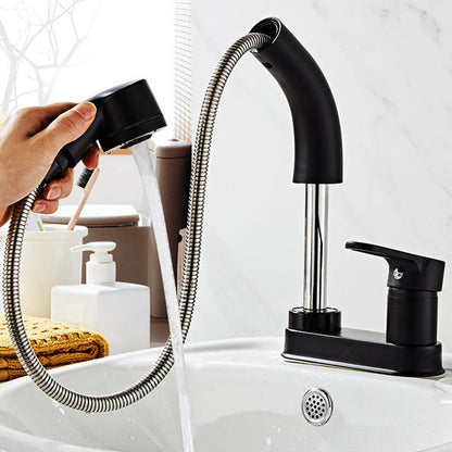 BowLift | Modern 1-Hand Sink Faucet 2 Hole Centerset Bathroom Fixture